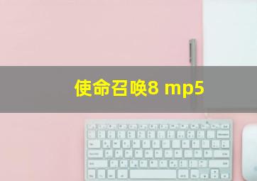 使命召唤8 mp5